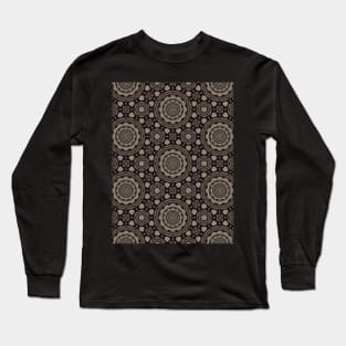 Black and White Infinity of Circles - WelshDesignsTP002 Long Sleeve T-Shirt